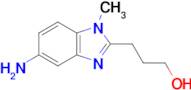 3-(5-Amino-1-methyl-1H-benzo[d]imidazol-2-yl)propan-1-ol