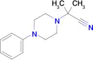 2-Methyl-2-(4-phenylpiperazin-1-yl)propanenitrile
