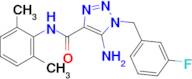 5-Amino-N-(2,6-dimethylphenyl)-1-(3-fluorobenzyl)-1H-1,2,3-triazole-4-carboxamide