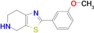 2-(3-Methoxyphenyl)-4,5,6,7-tetrahydrothiazolo[5,4-c]pyridine