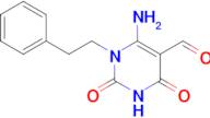 6-Amino-2,4-dioxo-1-phenethyl-1,2,3,4-tetrahydropyrimidine-5-carbaldehyde