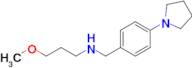 3-Methoxy-N-(4-(pyrrolidin-1-yl)benzyl)propan-1-amine