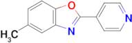 5-Methyl-2-(pyridin-4-yl)benzo[d]oxazole