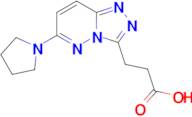 3-(6-(Pyrrolidin-1-yl)-[1,2,4]triazolo[4,3-b]pyridazin-3-yl)propanoic acid