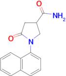 1-(Naphthalen-1-yl)-5-oxopyrrolidine-3-carboxamide