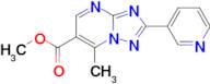 Methyl 7-methyl-2-(pyridin-3-yl)-[1,2,4]triazolo[1,5-a]pyrimidine-6-carboxylate