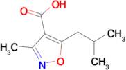 5-Isobutyl-3-methylisoxazole-4-carboxylic acid