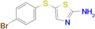 5-((4-Bromophenyl)thio)thiazol-2-amine