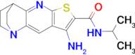 8-Amino-N-isopropyl-3,4-dihydro-2H-1,4-ethanothieno[2,3-b][1,5]naphthyridine-7-carboxamide