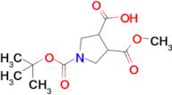 1-(Tert-butoxycarbonyl)-4-(methoxycarbonyl)pyrrolidine-3-carboxylic acid