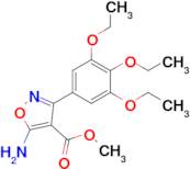 Methyl 5-amino-3-(3,4,5-triethoxyphenyl)isoxazole-4-carboxylate