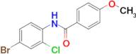 N-(4-bromo-2-chlorophenyl)-4-methoxybenzamide