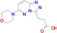 3-(6-Morpholino-[1,2,4]triazolo[4,3-b]pyridazin-3-yl)propanoic acid