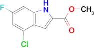 Methyl 4-chloro-6-fluoro-1H-indole-2-carboxylate