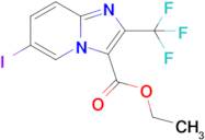 Ethyl 6-iodo-2-(trifluoromethyl)imidazo[1,2-a]pyridine-3-carboxylate