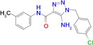 5-Amino-1-(4-chlorobenzyl)-N-(m-tolyl)-1H-1,2,3-triazole-4-carboxamide