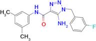 5-Amino-N-(3,5-dimethylphenyl)-1-(3-fluorobenzyl)-1H-1,2,3-triazole-4-carboxamide