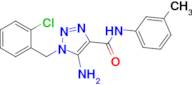 5-Amino-1-(2-chlorobenzyl)-N-(m-tolyl)-1H-1,2,3-triazole-4-carboxamide