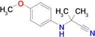 2-((4-Methoxyphenyl)amino)-2-methylpropanenitrile