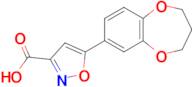 5-(3,4-Dihydro-2H-benzo[b][1,4]dioxepin-7-yl)isoxazole-3-carboxylic acid