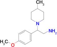 2-(4-Methoxyphenyl)-2-(4-methylpiperidin-1-yl)ethan-1-amine