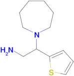 2-(Azepan-1-yl)-2-(thiophen-2-yl)ethan-1-amine