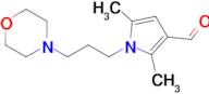 2,5-Dimethyl-1-(3-morpholinopropyl)-1H-pyrrole-3-carbaldehyde