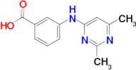 3-((2,6-Dimethylpyrimidin-4-yl)amino)benzoic acid