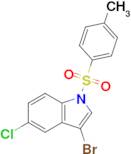 3-Bromo-5-chloro-1-tosyl-1H-indole