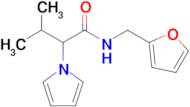 N-(furan-2-ylmethyl)-3-methyl-2-(1H-pyrrol-1-yl)butanamide