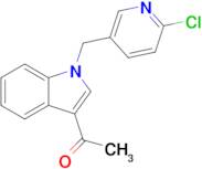 1-(1-((6-Chloropyridin-3-yl)methyl)-1H-indol-3-yl)ethan-1-one