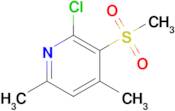 2-Chloro-4,6-dimethyl-3-(methylsulfonyl)pyridine