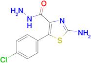 2-Amino-5-(4-chlorophenyl)thiazole-4-carbohydrazide