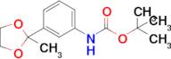 Tert-butyl (3-(2-methyl-1,3-dioxolan-2-yl)phenyl)carbamate