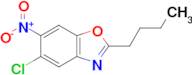 2-Butyl-5-chloro-6-nitrobenzo[d]oxazole