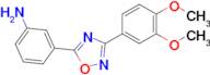 3-(3-(3,4-Dimethoxyphenyl)-1,2,4-oxadiazol-5-yl)aniline
