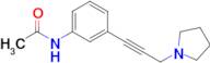 N-(3-(3-(pyrrolidin-1-yl)prop-1-yn-1-yl)phenyl)acetamide