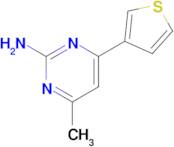 4-Methyl-6-(thiophen-3-yl)pyrimidin-2-amine