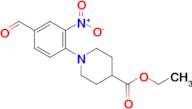 Ethyl 1-(4-formyl-2-nitrophenyl)piperidine-4-carboxylate