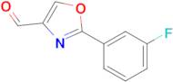 2-(3-Fluorophenyl)oxazole-4-carbaldehyde