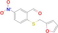 2-((Furan-2-ylmethyl)thio)-5-nitrobenzaldehyde