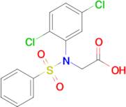 N-(2,5-dichlorophenyl)-N-(phenylsulfonyl)glycine