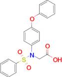 N-(4-phenoxyphenyl)-N-(phenylsulfonyl)glycine