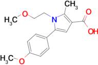 1-(2-Methoxyethyl)-5-(4-methoxyphenyl)-2-methyl-1H-pyrrole-3-carboxylic acid