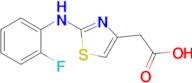 2-(2-((2-Fluorophenyl)amino)thiazol-4-yl)acetic acid