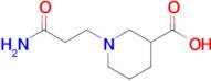 1-(3-Amino-3-oxopropyl)piperidine-3-carboxylic acid