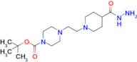 Tert-butyl 4-(2-(4-(hydrazinecarbonyl)piperidin-1-yl)ethyl)piperazine-1-carboxylate