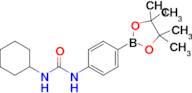 1-Cyclohexyl-3-(4-(4,4,5,5-tetramethyl-1,3,2-dioxaborolan-2-yl)phenyl)urea