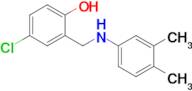 4-Chloro-2-(((3,4-dimethylphenyl)amino)methyl)phenol