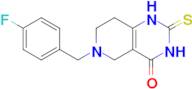 6-(4-Fluorobenzyl)-2-thioxo-2,3,5,6,7,8-hexahydropyrido[4,3-d]pyrimidin-4(1H)-one